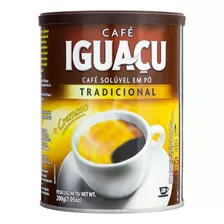 Café Instantâneo Iguaçu Solúvel Em Pó Tradicional Sem Glúten Lata 200 G