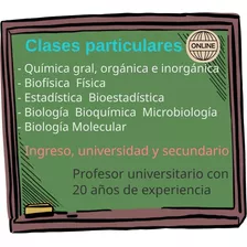 Clases Cbc Química Biología Biofísica Bioquímica Estadística