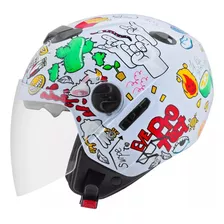 Capacete Aberto Pro Tork New Atomic Universe Lançamento + Nf