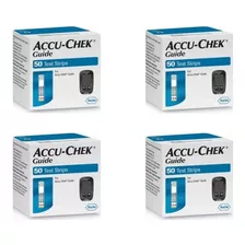 Tiras Reactivas Accu Chek Guide 4 Cajas X 50 (200 Tiras)