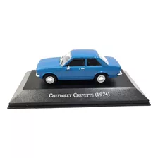 Carro Miniatura Chevrolet Chevette 1974 1:43 Collectors Ixo Cor Azul