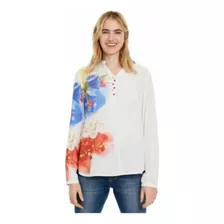 Blusa Desigual Mujer Camisa Colorida