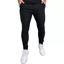 Calça Alfaiataria Chino Skinny Texturizada Masculina Premium