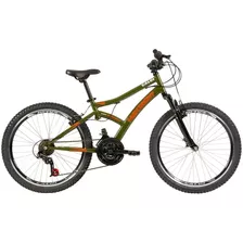 Bicicleta Aro 24 Caloi Max Front 21v Q15 Verde 