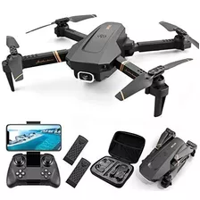 Drone V4 Zangão Acompanha 2 Bateria Câmera 1080p E Case