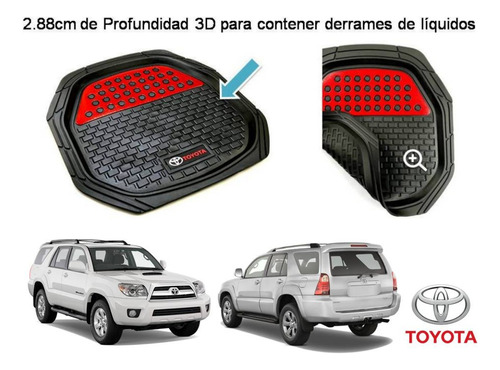 Tapetes 3d Logo Toyota + Cubre Volante 4runner 2004 A 2009 Foto 6