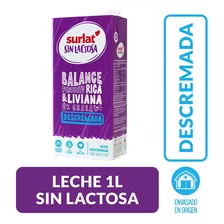 Leche S Lactosa Descremada Surlat 1l ( 6uni) Super