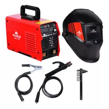 Kit Máquina Para Solda Inversor Arc 130 60hz Bivolt Worker