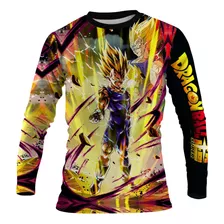 Playera Hombre Anime Dragon/ball Spandex Full Print 