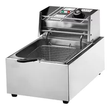 Fritadeira Industrial Fast Máquinas Zl-6 6l Aço Inoxidável 220v