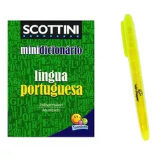 Mini Dicionário Lingua Portuguesa Com Marcador De Texto Atualizado