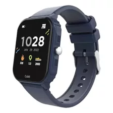 Reloj Cuadrado Cubitt Smartwatch Fitness Cttn-2 Malla Azul 