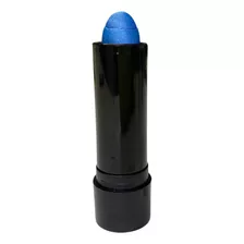 Labial Metalizado Glitter X 1 - Pinta Cara Gibre Maquillaje Acabado Metálico Color Azul Metalizado