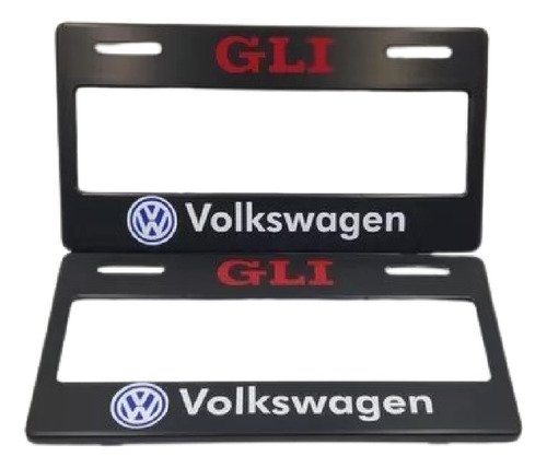 Marco Portaplacas Volkswagen Gli Gti Rline Alfanumrico Foto 5