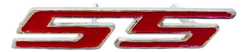 Emblema Parrilla Chevrolet Ss Auto Suv Pickup Universal Rojo Foto 2