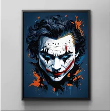 Quadro Decorativo Joker Coringa Batman Tela Canvas Premium 