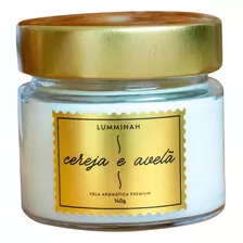 Vela Aromática Premium Cereja E Avelã 140g