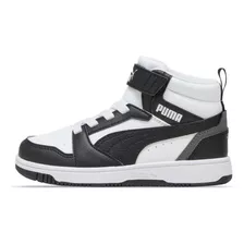 Tenis Puma Rebound V6 Mid Ps Para Niños 17 A 21.5. 393832-n