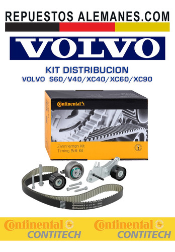 Kit Distribucion Volvo S60 V40 Xc40 Xc60 Xc90 D2 D3 D4 2.0d Foto 2