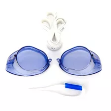 Óculos De Natação Sueco Classic Malmstem Cor Azul