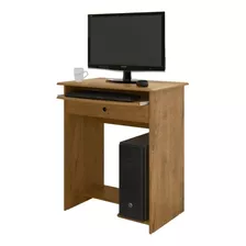 Escrivaninha Gamer Ej Móveis Mesa De Computador Prática Com Gaveta Mdp De 650mm X 795mm X 450mm Freijó
