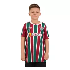 Camisa Juvenil Fluminense I 2022 Umbro Eight Sports