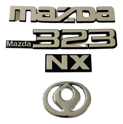 Emblemas Traseros Mazda 323 Nx Sol Naciente Mazda  Foto 3