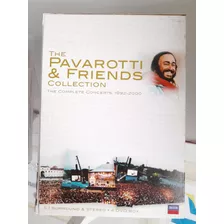 Box 4 Dvds Pavarotti & Friends (2 Lacrados) 