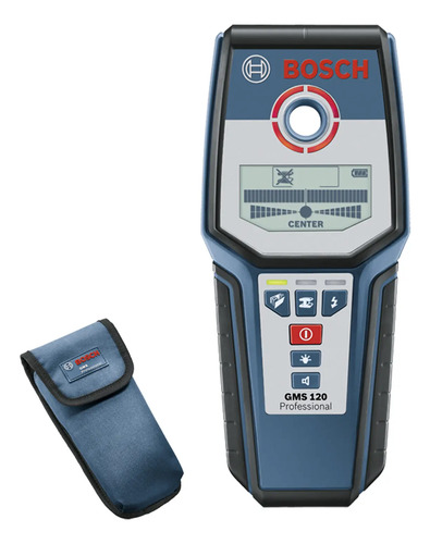 Detector Metales Cables Madera Digital Bosch Gms 120 Dgm Azul