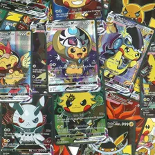 Pack 10 Cartas Pokémon - Pikachu Cosplay Tcg