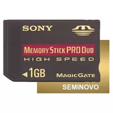 Cartão De Memória Memory Stick Pro Duo 1gb // Sony Dsc-t70
