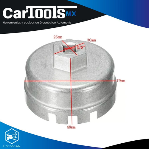 Llave Para Quitar Filtro De Aceite De Cartucho Toyota  Foto 8