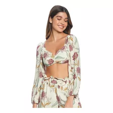 Printed Amarili Marvel Crop Top 8786