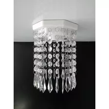 Lustre Acrílico Sala Quarto Cozinha 30cm