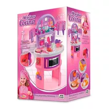 Cocina De Juguete New Plast 10626 Color Rosa