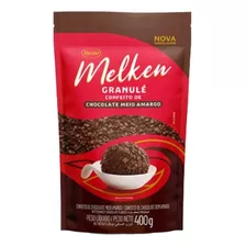 Chocolate Granule Meio Amargo Melken 400gr