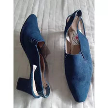 Zapatos De Mujer De Gamuza Marca Daniel Cassin Talle 36 Exc