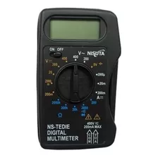 Tester Multímetro Digital Mini Portátil 12v Nisuta