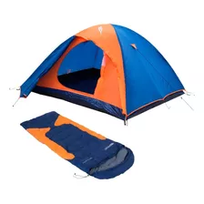 Barraca Falcon 3p Nautika + Saco De Dormir Freedom -3,5° Ntk