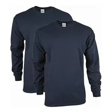 Gildan Playera, Hombres, Marino, Xxxxx-large Color Azul Marino (paquete De 2)