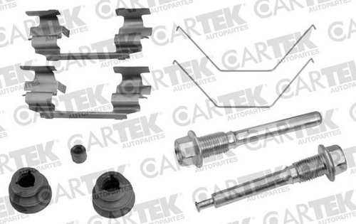 Kit Frenos Rueda Caliper Delantero Nissan Tiida Foto 2