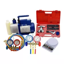 Kit Ferramentas P/ Refrigeração Ar Condicionado, 2 Manifold