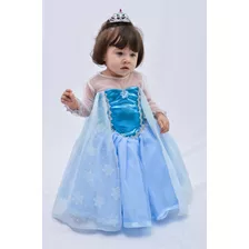 Fantasia Vestido Anna/elsa (frozen) Baby