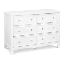 Davinci Kalani 6-cajón Ancho Doble Dresser En White.