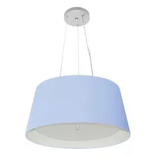 Lustre Pendente Cone Md-4144 25x50x40cm Azul Bebê Bivolt