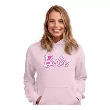 Blusa De Frio Barbie Girl Adulto Moletom Feminino Com Capuz