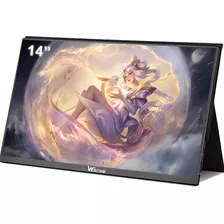 Monitor De Juegos Portátil 14 Fhd Ips Con Bisel Estrecho Par