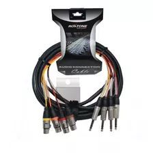 Cable Multicanal Audio Jack Plug 6.3mm A Xlr Canon Hembra