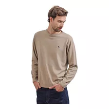 Sweater Cuello Redondo Beige, Hombre, Bravo Jeans. T S-3xl