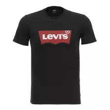 Camiseta Levis Logo Batwing Classic Preta Com Vermelha Origi